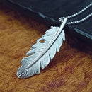 Urthn Stylish Feather chain pendent for men (Pack Of 6)
