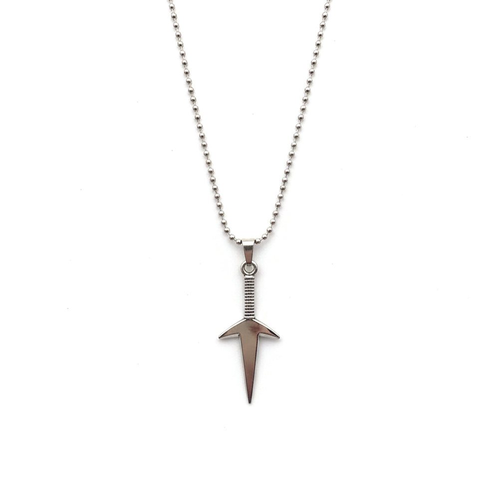 Urthn Trendy Silver Tone Arrow Pendant Chain (Pack Of 6)