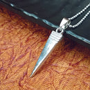 Urthn Stainless Steel Look Pointed Spike Pendant Chain (Pack Of 6)