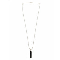 Urthn Stylish Sleek Black Bar Mens Necklace (Pack Of 6)