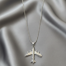 Urthn Stylish Airplane Mens Necklace (Pack Of 6)