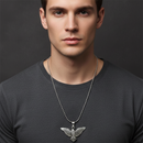 Urthn Stylish Eagle Mens Necklace (Pack Of 6)