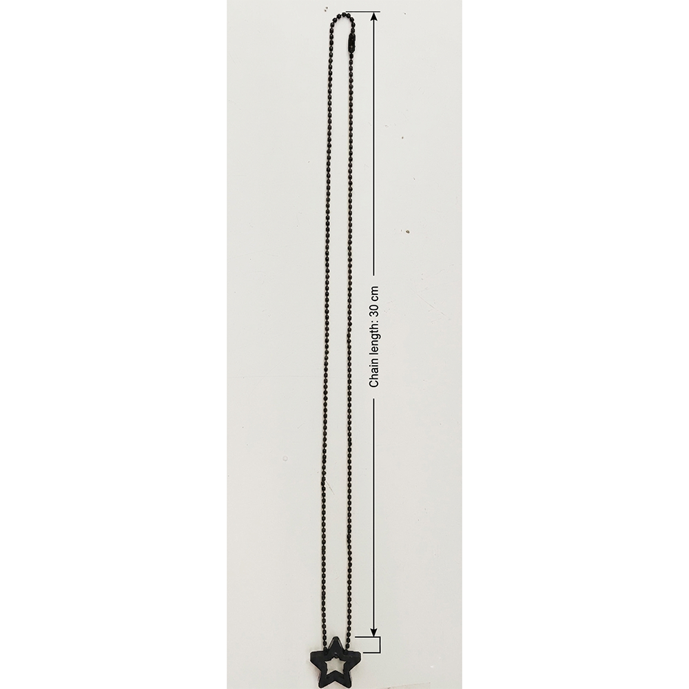 Urthn Fashion Star Chain Pendant For Men (Pack of 6)