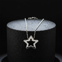Urthn Modern Hollow Star Statement Pendant(Pack of 6)