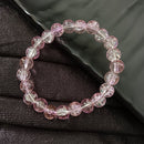 Urthn Crystal Crackle Glass Beads Stretch Bracelet