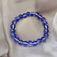 Urthn Adjustable Blue Beaded Wrist Bracelet (Pack Of 6)