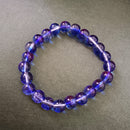 Urthn Adjustable Blue Beaded Wrist Bracelet (Pack Of 6)