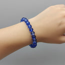 Urthn Adjustable Blue Beaded Wrist Bracelet (Pack Of 6)