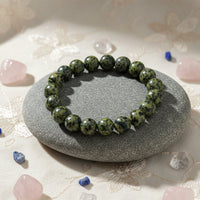 Urthn Russian Serpentine Natural Stone Bracelet For Protection & Healing(Pack of 3)