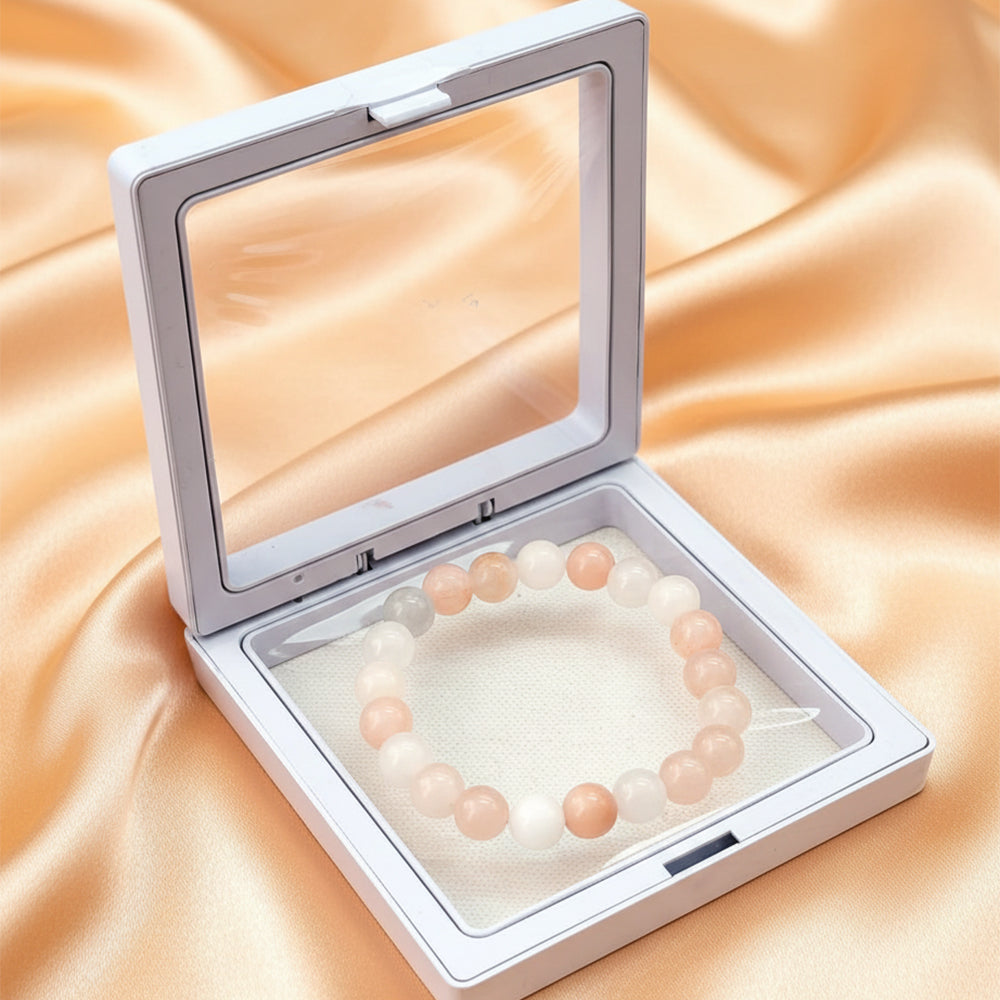 Urthn Pink Aventurine Natural Stone Bracelet(Pack of 3)