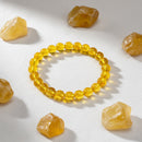 Urthn Citrine Natural Stone Bracelet(Pack of 3)