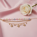 Urthn Gold Plated Assorted Charms Multi Layer Bracelet(Pack of 6)