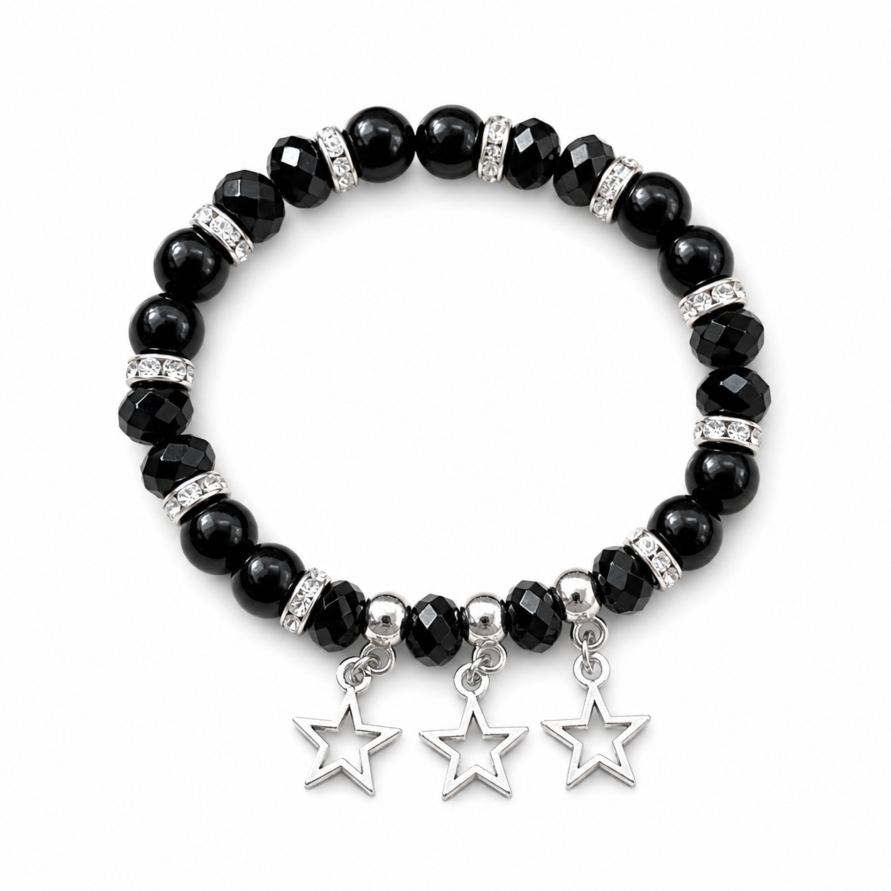 Urthn Star Charm Beads Bracelet (Pack of 6)
