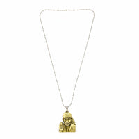 Urthn Gold Plated Sai Baba Pendant Necklace for Men(Pack of 6)