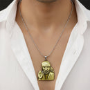 Urthn Gold Plated Sai Baba Pendant Necklace for Men(Pack of 6)