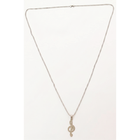 Urthn Treble Clef Chain Pendant for Men (Pack of 6)