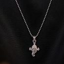 Urthn Vishnu Shankh Chain Pendant for Men 