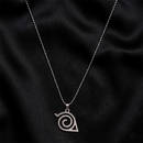 Urthn Spiral Design Steel Chain Pendant for Men (Pack of 6)