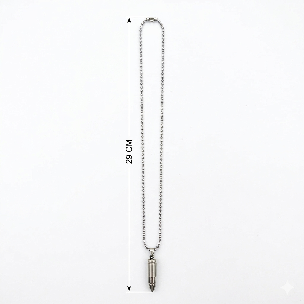 Urthn Fashion Bullet Chain Pendant(Pack of 6)