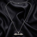 Urthn Trendy Fitness Dumbbell Pendant Chain For Men