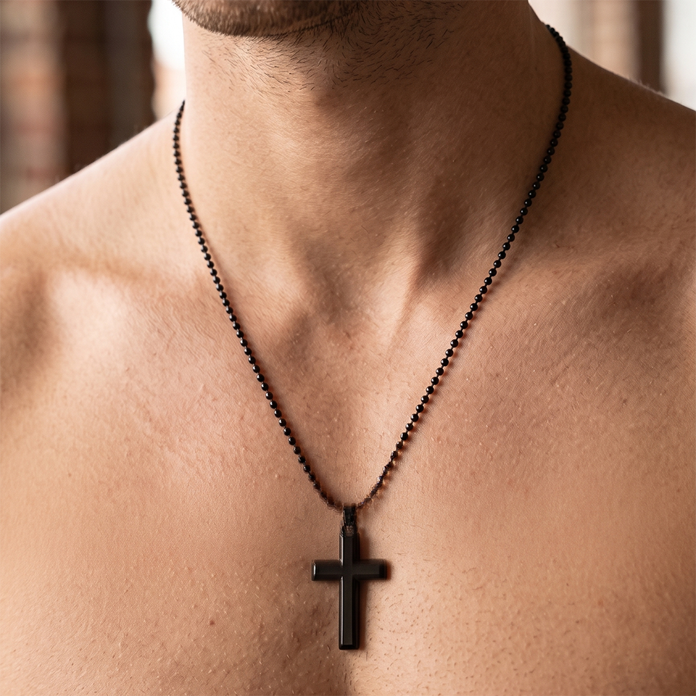 Urthn Cross Chain Pendant For Men (Pack of 6)