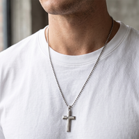 Urthn Cross Chain Pendant For Men