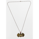 Urthn Stylish Bat Symbol Steel Chain Pendant for Men (Pack of 6)