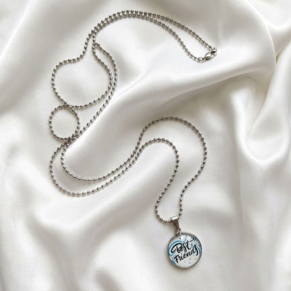 Urthn Fashion Best Friend Chain Pendant (Big) (Pack of 6)