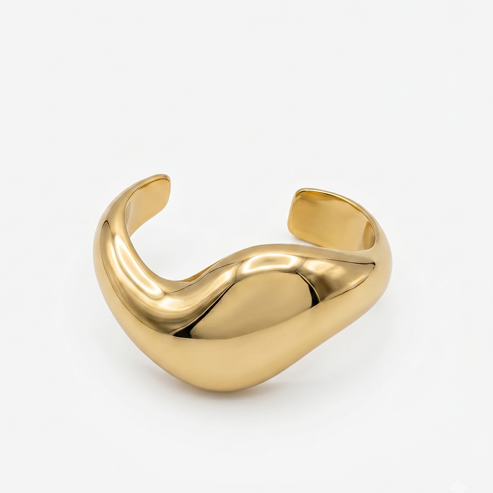 Urthn Exclusive Gold Finish Kada Bracelet for women(Pack of 6)