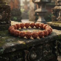 Urthn Handcrafted Spiritual Rudraksh Beads Bracelet