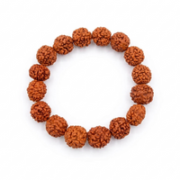 Urthn Handcrafted Spiritual Rudraksh Beads Bracelet(Pack of 6)