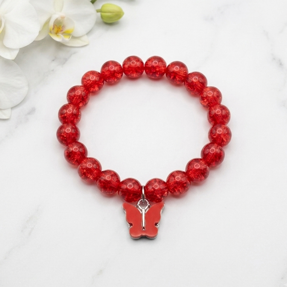 Urthn Handcrafted Butterfly Charm Bracelet for Women and Gorls