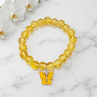 Urthn Handcrafted Butterfly Charm Bracelet for Women and Gorls(Pack of 6)