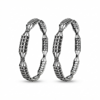 Urthn Ethnic Oxidised Bangles Set for Women Stylish Traditional Jewellery
