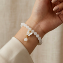 Urthn Gold Plated Beads Butterfly Stylish Bracelets(Pack of 12)