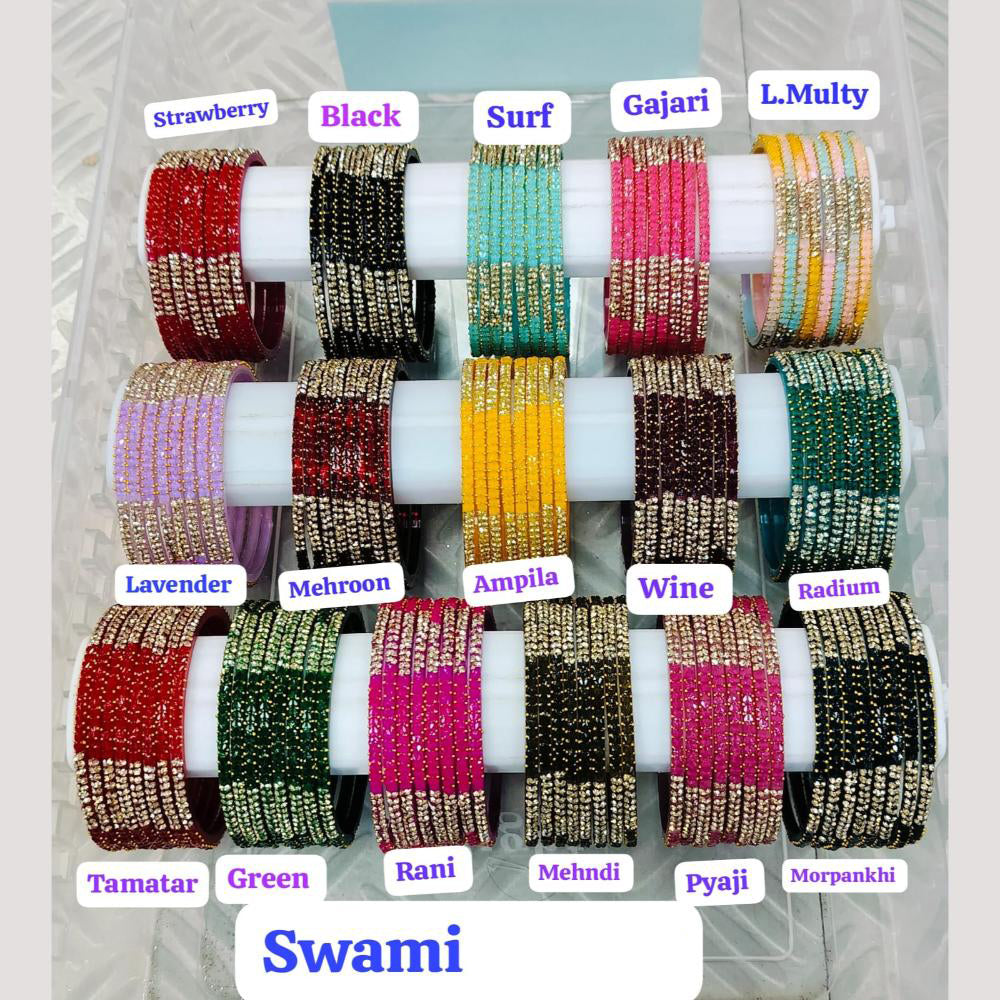 Chitra Bangles Multi Color Bangle (12 Piece In One Box)