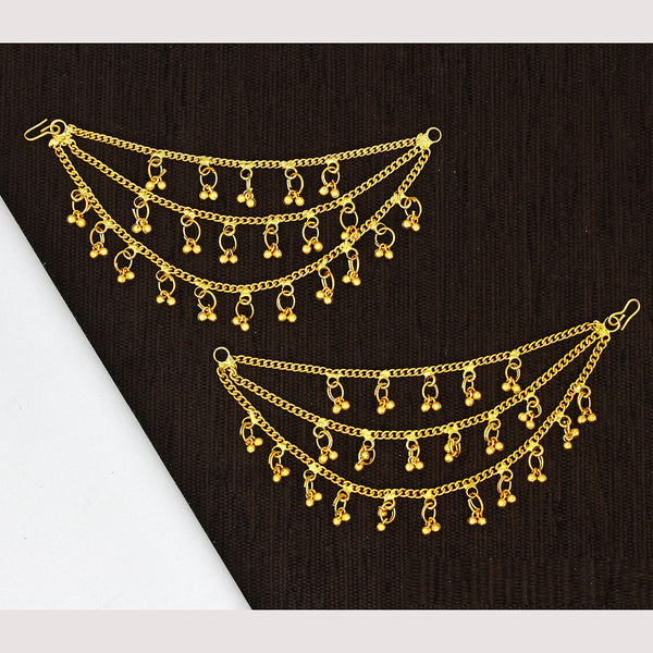 Mahavir Gold Plated Kanchain Earrings