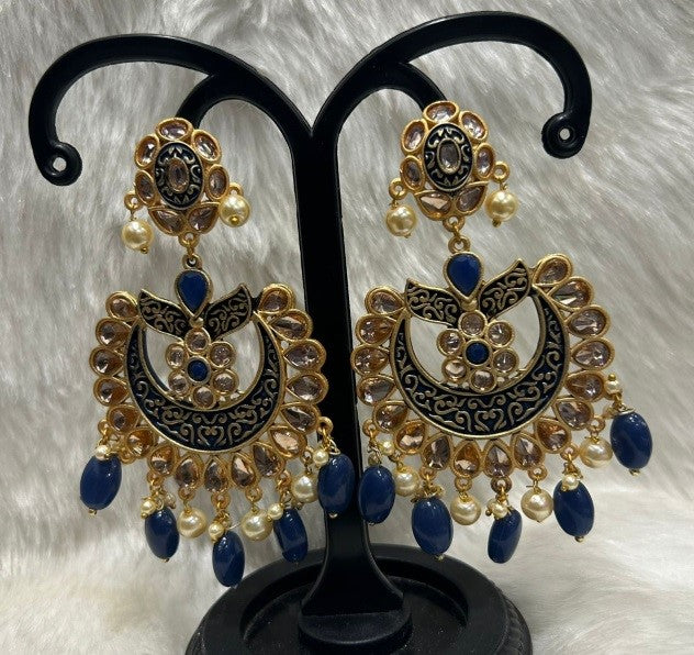 Infinity Jewels Gold Plated Dangler Earrings