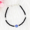 Mahavir Silver Plated  Evil Eye Bracelet