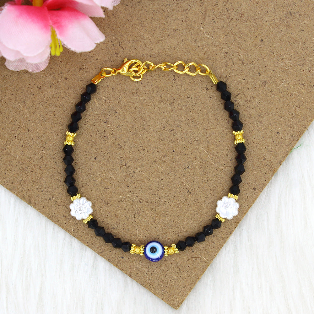 Mahavir Gold Plated  Evil Eye Bracelet