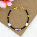 Mahavir Gold Plated  Evil Eye Bracelet