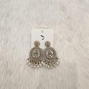 Dhwani Gold Plated Crystal Stone And Beads Dangler Earrings