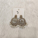 Dhwani Gold Plated Crystal Stone And Beads Dangler Earrings