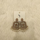 Dhwani Gold Plated Crystal Stone And Beads Dangler Earrings