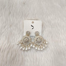 Dhwani Gold Plated Pota And Austrian Stone Beads Dangler Earrings