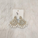 Dhwani Gold Plated Pota And Austrian Stone Beads Dangler Earrings