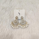 Dhwani Gold Plated Pota And Austrian Stone Beads Dangler Earrings