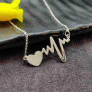 Urthn Heart Beat Shape Chain Pendant (Pack Of 6)