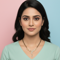 Urthn Everyday Wear Ad Stone Mangalsutra Elegant (Pack Of 6)