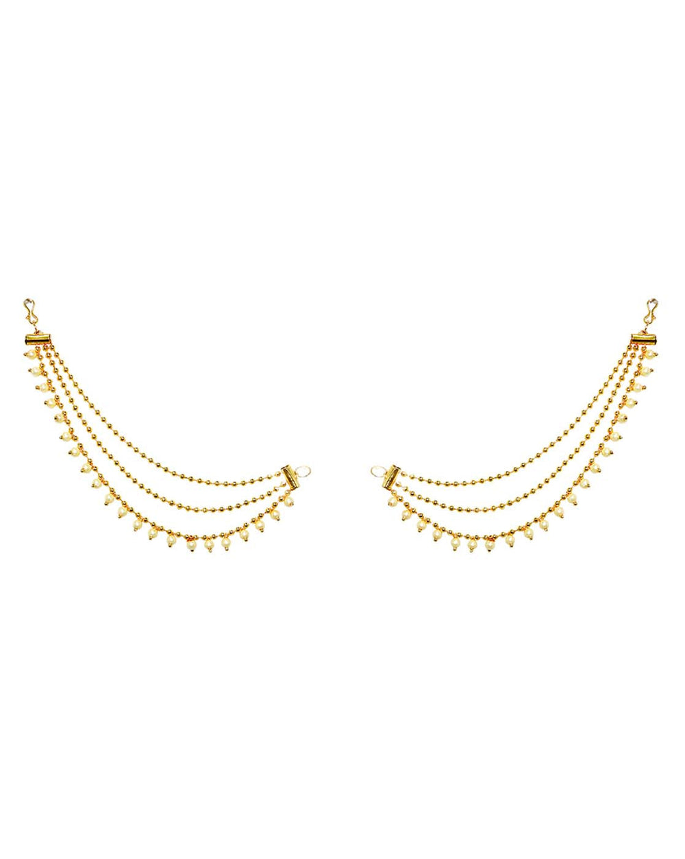 Urthn Traditional Multi-Layer Kaan Chain\Earchain\ Kan Chain (Pack Of 6)